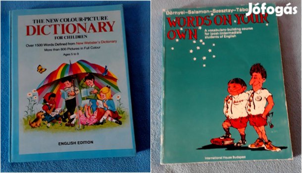 Két nyelvkönyv kifogástalan állapotban