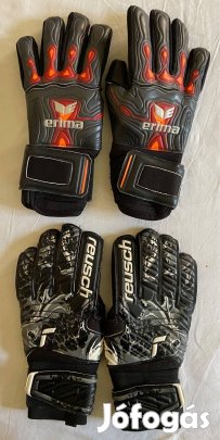 Két pár új kapuskesztyű, egy csomagban