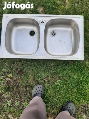 Két tálcás mosogató
