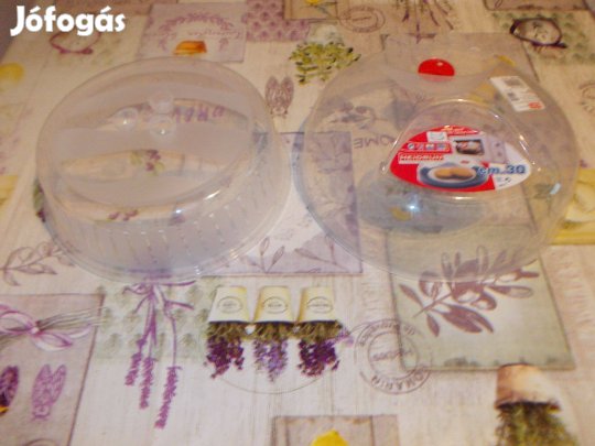 Két új steril műanyag belső fedő mikro sütőbe együtt eladó