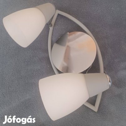 Kétágú fehér mennyezeti lámpa