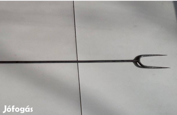 Kétágú nyárs szalonnasütő fa nyéllel_