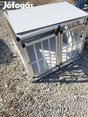 Kétajtós kutyaszállító ketrec 100 x 90 x 70 cm