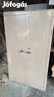 Kétajtós lemez szekrény, páncélszekrény