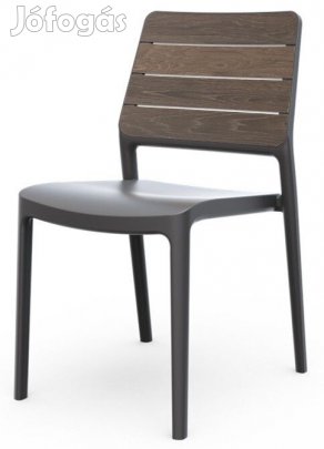 Keter DECO PORTO kerti szék  walnut / grafit