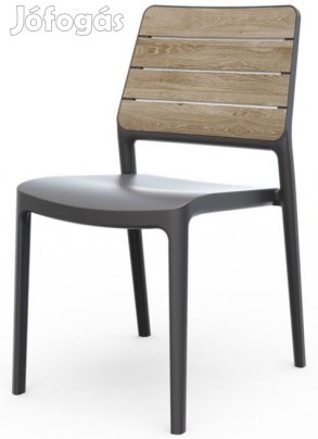 Keter ECO PORTO kerti szék  ashwood / grafit