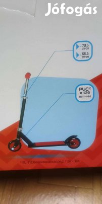 Kétkerekű gyerek roller, piros színű, vadonatúj eladó