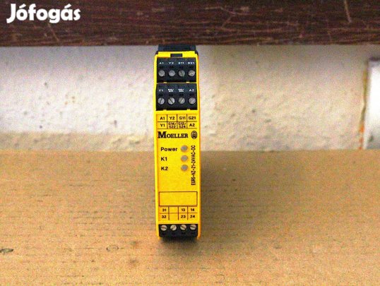 Kétkezes biztonsági relé 1, 2 csatornás Moeller új ( 7163 )