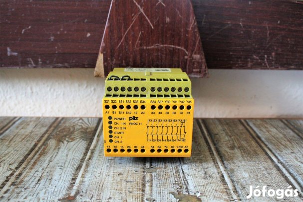 Kétkezes biztonsági relé 1, 2 csatornás Pilz ( 6701 )