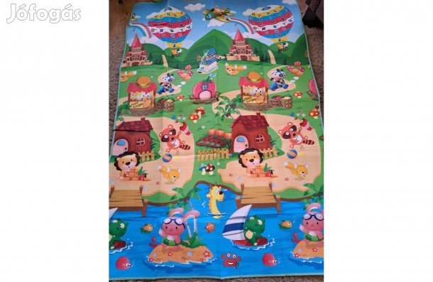 Kétoldalas Játszószőnyeg 175x120 CM-Es