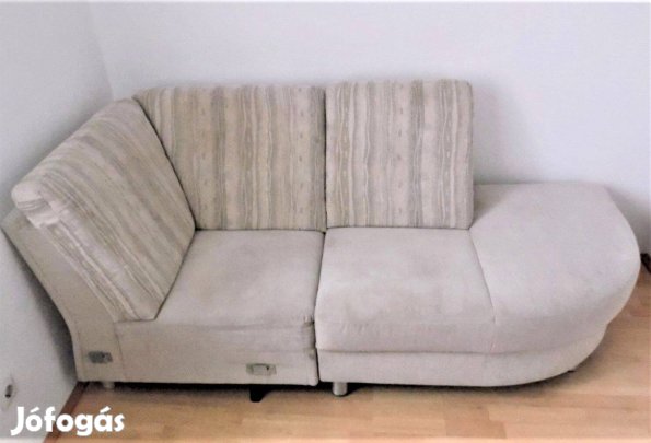 Kétrészes, plüss sarokülő garnitúra, hibátlan állapotban eladó