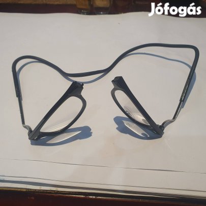 Kétrészes halálmenő mágneses új olvasószemüveg +1,50 állítható szárral