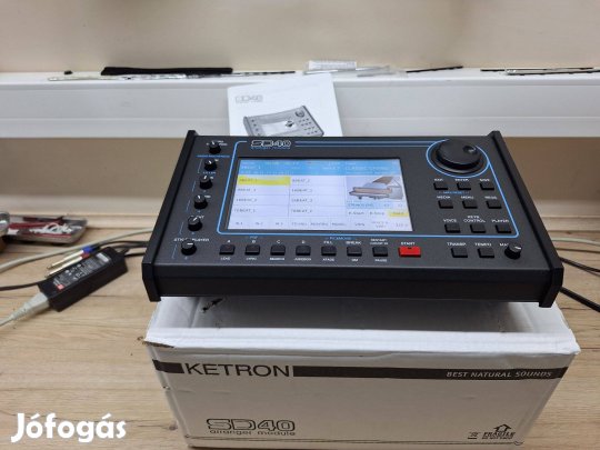 Ketron SD40 V2 Újszerű arranger, player modul + Ajamsonic upgrade
