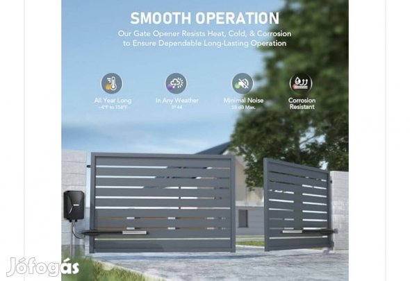 Kétszárnyas kapunyitó készlet