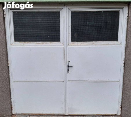 Kétszárnyú garázskapu eladó
