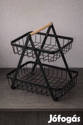 Kétszintes gyümölcskosár