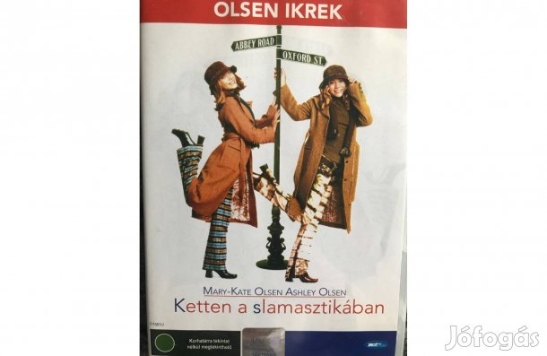 Ketten a slamasztikában (Mary-Kate Olsen, Ashley Olsen) DVD. Új,Ritka