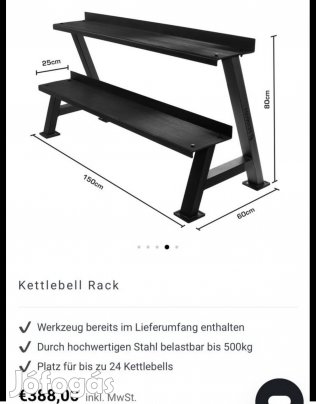 Kettlebell állvány