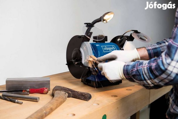 Kettős köszörű fehér koronggal 200mm 550W -BG200AL