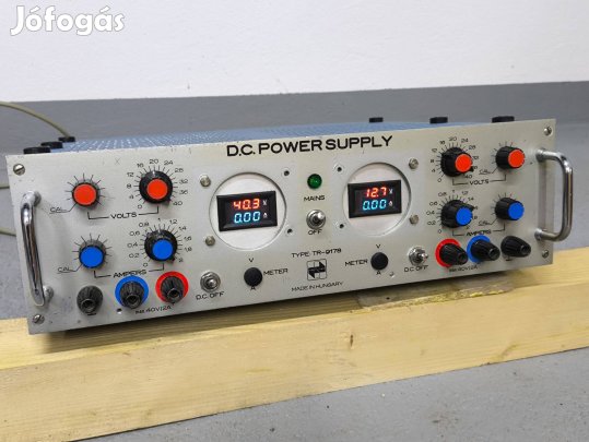 Kettős labortápegység 2x40V 2x2A labortáp tápegység