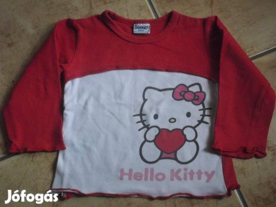 Keveset viselt kislány Hello Kitty felső 74-80 méret 1 évesre