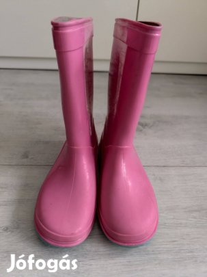 Keveset viselt rózsaszín kislány gumicsizma - 32