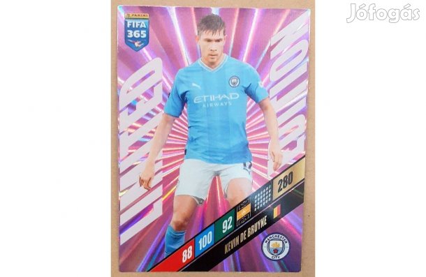 Kevin De Bruyne Manchester City Limited focis kártya Panini FIFA 2024