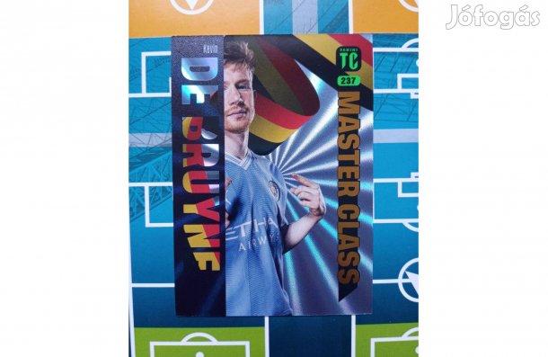 Kevin De Bruyne Master Class Panini Top Class 2024 focis kártya