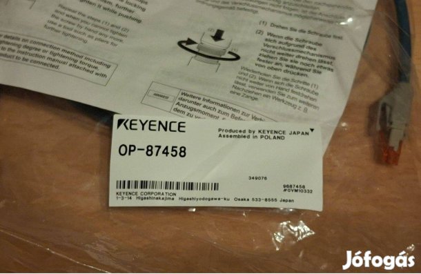 Keyence OP-87458 Ethernet kábel