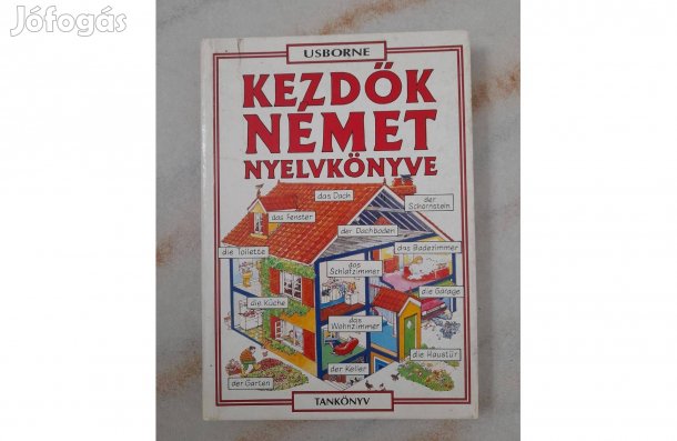 Kezdők Német Nyelvkönyve Usborne kiadás (vizuális tanuláshoz)