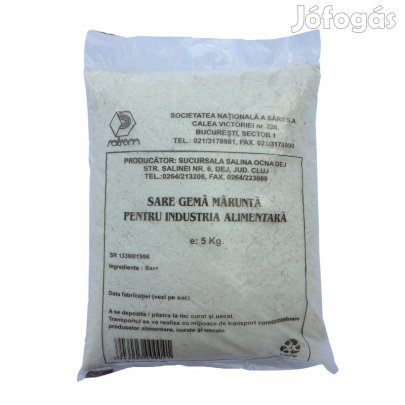 Kezeletlen adalékmentes natúr só 5kg fehér erdélyi só 440ft/kg