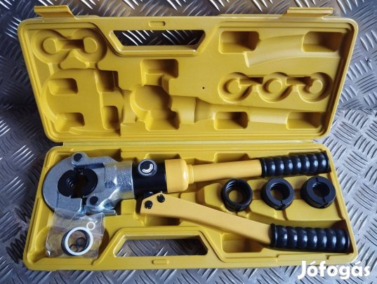 Kézi Press gép 5 rétegű csőhöz prés gép roppantó TH 16-20-25-32 fejjel