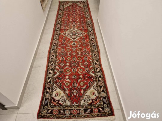 Kézi csomózású 80x290 cm gyapjú perzsa szőnyeg FZ77V