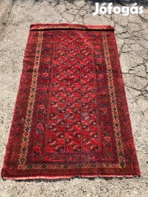 Kézi csomózású Turkmán vagy Beludzs szőnyeg