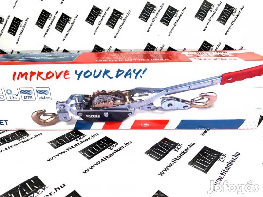 Kézi csörlő drótköteles racsnis vonszoló 2 tonnás vízszintes csörlő