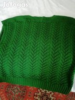 Kézi kötésű női mellény