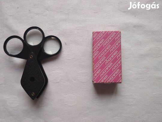 Kézi nagyító , 3 lencséből álló
