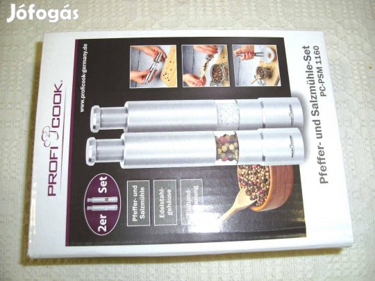 Kézi nyomógombos fűszer őrlő