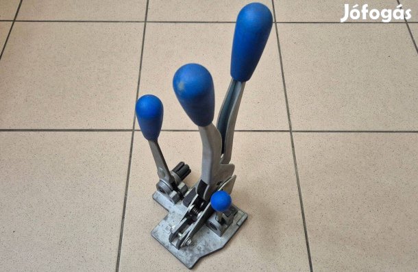 Kézi pántoló gép szalaggal és klipszekkel