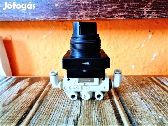 Kézi vezérlésű pneumatikus szelep nyomógomb 2/3 ( 6421 )