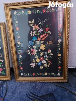 Kézimunka kép keretben