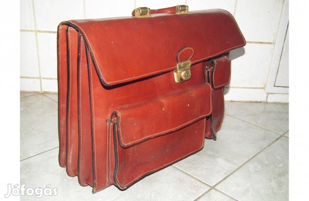Kézitáska férfi valódi bőrtáska bőr táska aktatáska nr.8