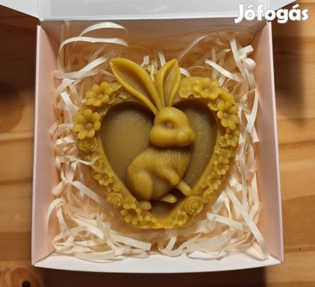 Kézműves, húsvéti méhviasz gyertya