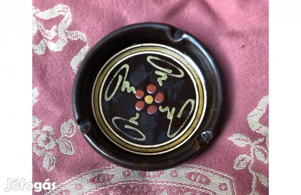 Kézműves kerámia hamutál 80-as évekből 1500 Ft