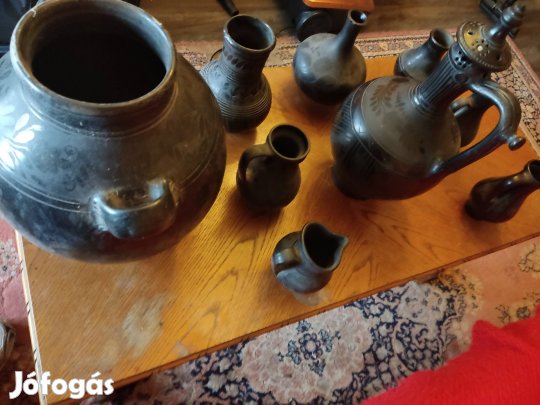 Kézműves kerámia készlet eladó