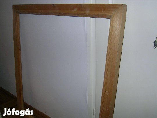 Kezzel faragott Óriási képkeret fenyu fabol