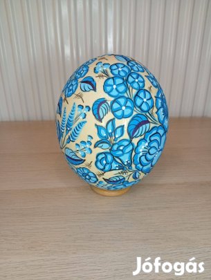 Kézzel festett Strucc tojás