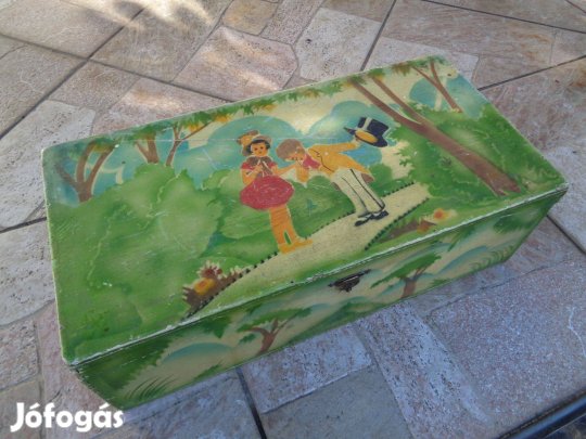 Kézzel festett díszdoboz eladó