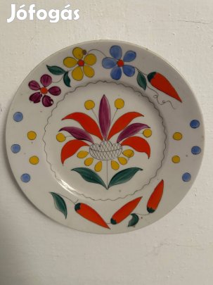 Kézzel festett dísztányér