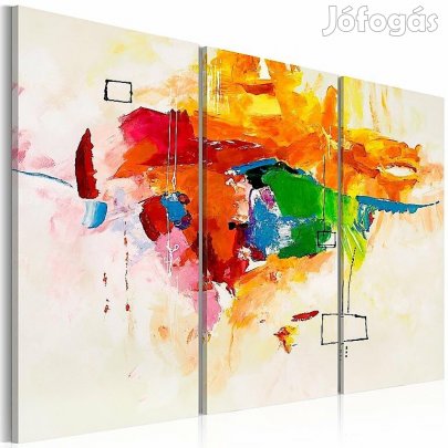 Kézzel festett kép - A papagáj